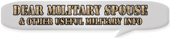 Dear Military Spouse